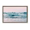 Stupell Industries Ocean Wave Blush Framed Floater Canvas Wall Art Design by Sisi and Seb